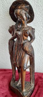Balinese Dame 40 cm Coromandelhout, Verzenden