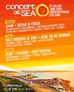 Concert at Sea tickets 4x donderdag incl parkeerkaart, Tickets en Kaartjes, Drie personen of meer