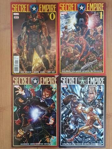 Secret Empire setje 4 stuks Marvel Comic Spider-man beschikbaar voor biedingen