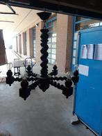 Hanglamp / kroonluchter  / houten lamp, Ophalen, Zo goed als nieuw, Minder dan 50 cm