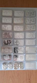26 keer 1oz baartje, Postzegels en Munten, Edelmetalen en Baren, Ophalen, Zilver