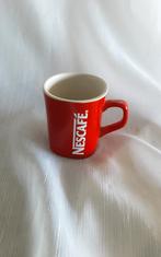 NESCAFE mok, rood, grote, letters, Ophalen of Verzenden, Zo goed als nieuw, Gebruiksvoorwerp
