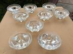 9 ster kandelaars kristal Floris Meydam, Antiek en Kunst, Antiek | Glas en Kristal, Ophalen of Verzenden