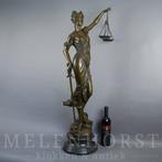 Heel groot beeld van Vrouwe Justitia, 1m, brons topkwaliteit, Ophalen of Verzenden