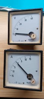 Analoge volt en ampere meter, Doe-het-zelf en Verbouw, Meetapparatuur, Ophalen, Elektriciteit