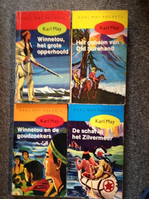 Karl May Soft cover Pockets: 1,6, 7, 8 #Pretpakket, Boeken, Avontuur en Actie, Gelezen, Ophalen of Verzenden