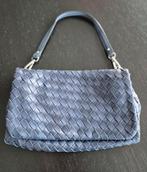 Echt lederen  handtasje/clutch van ABRO, Ophalen of Verzenden, Nieuw, Blauw, Handtas