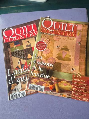 2 Quilt Country Tijdschriften beschikbaar voor biedingen