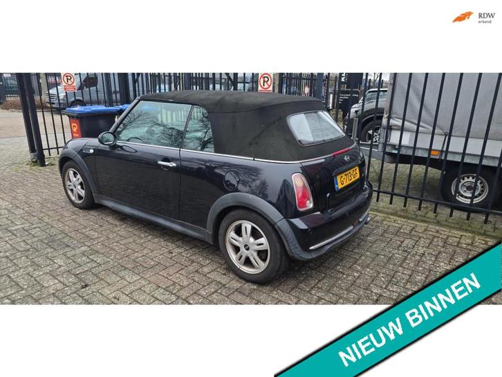 Mini Mini Cabrio 1.6 One (Meeneemprijs), Auto's, Mini, Bedrijf, Te koop, Cabrio, ABS, Airbags, Elektrische buitenspiegels, Elektrische ramen