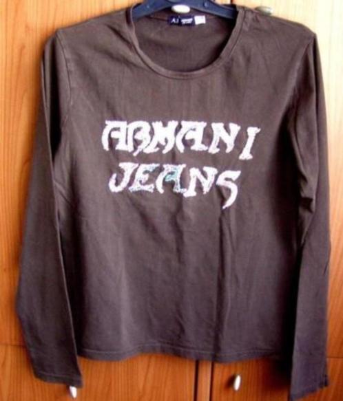 Armani jeans top trui, maat L, Kleding | Dames, Blouses en Tunieken, Zo goed als nieuw, Maat 42/44 (L), Verzenden