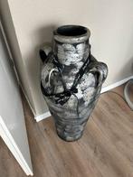 Decoratieve Pot / Vaas - Zwart/Zilver, Ophalen, Overige materialen, Gebruikt, Zwart