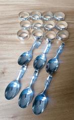 12 servet ringen en 6 amuse lepels, Ophalen of Verzenden, Glas, Overige stijlen, Overige typen