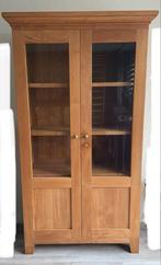 Massief Teak Kast - 195x100x45cm, Ophalen, Met plank(en), Gebruikt, 100 tot 150 cm