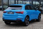 Audi Q3 45 TFSIe 245pk S-Line ACC CAMERA 20" 50747KM!, Auto's, Audi, Gebruikt, Zwart, Blauw, Leder en Stof