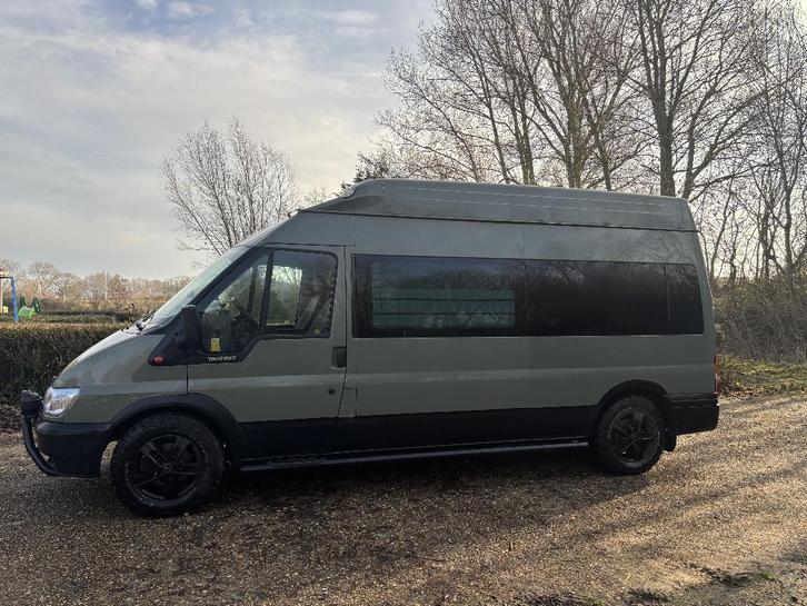 Buscamper Ford Transit (met schade), Caravans en Kamperen, Campers, Particulier, tot en met 2, Buscamper of Camperbus, Ford, Ford