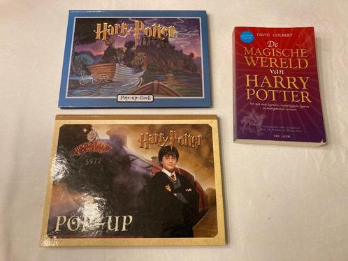 Harry potter pop up boeken set en david colbert magische wer, Verzamelen, Harry Potter, Zo goed als nieuw, Boek of Poster, Ophalen of Verzenden