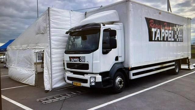 racetrailer voor 2 auto,s met tent 10x6 meter, Auto diversen, Raceauto's