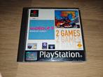 Destruction Derby 2 & Wipeout 3 voor de PlayStation 1, Gebruikt, 1 speler, Racen en Vliegen, Ophalen of Verzenden