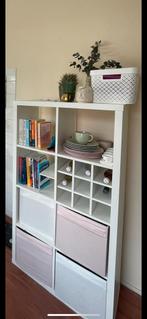 Kallax kast incl inzet voor flessen, Ophalen, Gebruikt, 50 tot 100 cm, Minder dan 100 cm