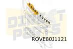 Range Rover Evoque embleem voorzijde Links tekst ''Range'' O, Land Rover, -, Verzenden, -