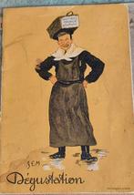 Oude menukaart Prunier Parijs 1937, Ophalen of Verzenden, 1920 tot 1940, Gelopen, Frankrijk
