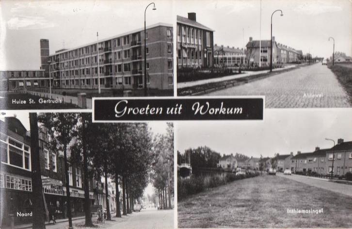 workum, Verzamelen, Ansichtkaarten | Nederland, Noord-Brabant, Voor 1920, Ophalen of Verzenden