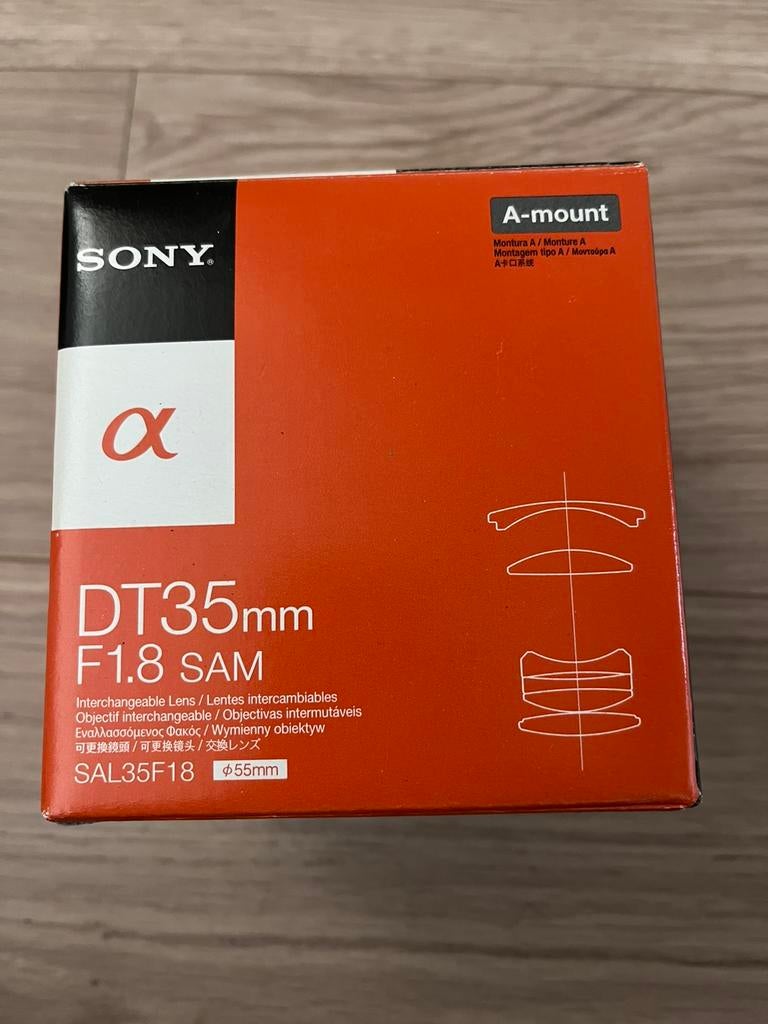 Sony SAL35F18, Audio, Tv en Foto, Fotografie | Lenzen en Objectieven, Ophalen of Verzenden, Standaardlens, Zoom