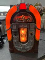 Retro Jukebox Radio FM/AM + Cassette Werkend Decoratief!, Verzamelen, Gebruikt, 1960 tot 1970, Ophalen, Met singles