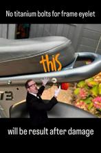 SUPER73 Titanium bolts for frame eyelet custom colored, Ophalen of Verzenden