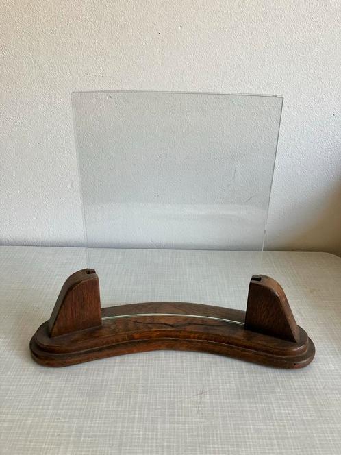 Antieke Eiken Fotolijst met Gebogen Glas, Antiek en Kunst, Antiek | Woonaccessoires, Ophalen of Verzenden