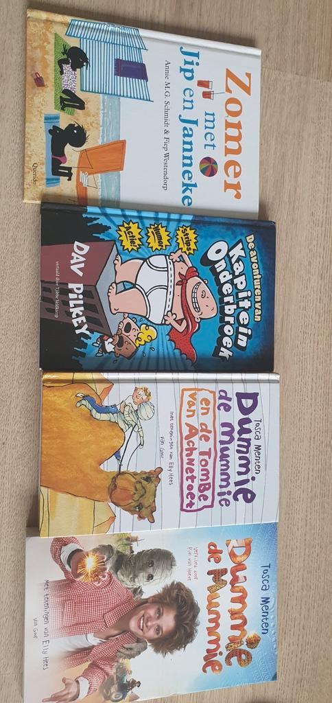 4 boeken, oa Tosca Menten - Dummie de mummie, Boeken, Kinderboeken | Jeugd | onder 10 jaar, Zo goed als nieuw, Ophalen of Verzenden