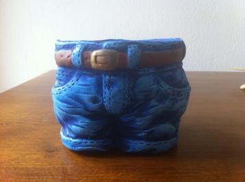 Schaal/Kom/Pot "Denim/Spijkerbroek" Onbeschadigd en Nieuw   beschikbaar voor biedingen