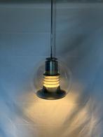 Space age vintage glazen hanglamp by Leclair & Schäfer, Ophalen of Verzenden, Gebruikt, Glas, Minder dan 50 cm