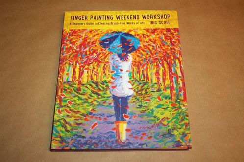 Boek. Finger Painting Weekend Workshop. Beginner's Guide., Hobby en Vrije tijd, Schilderen, Zo goed als nieuw, Ophalen of Verzenden