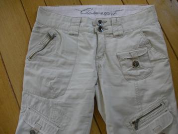 ESPRIT broek zand cargo maat 34 beschikbaar voor biedingen