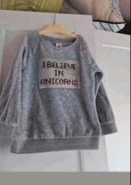 Grijs trui maat 122, Ophalen of Verzenden, Zo goed als nieuw, Meisje, Trui of Vest