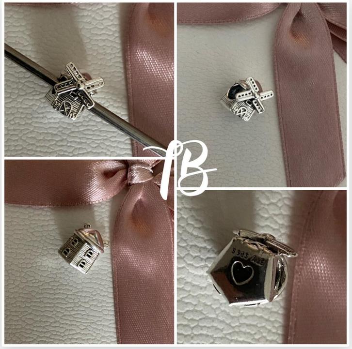Originele Pandora molen bedel, Sieraden, Tassen en Uiterlijk, Bedels, Nieuw, Pandora, Zilver, 1 bedel, Ophalen of Verzenden