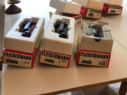 6  stuks  z.g.a.n. FLEISCHMANN  STOOMLOCS   (265), Hobby en Vrije tijd, Modeltreinen | H0, Zo goed als nieuw, Locomotief, Gelijkstroom