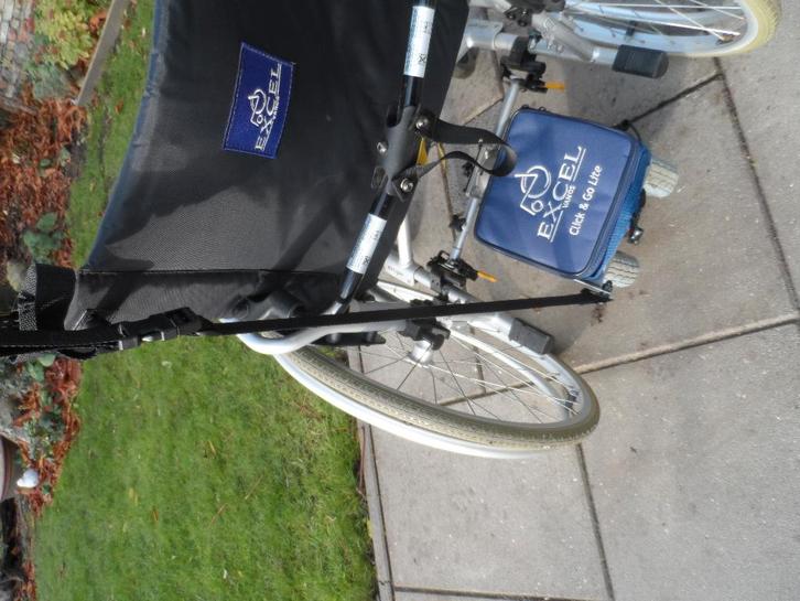 EXEL Vanos Click en Go Lite rolstoel met hulpondersteuning, Diversen, Rolstoelen, Gebruikt, Duwrolstoel, Inklapbaar, Ophalen