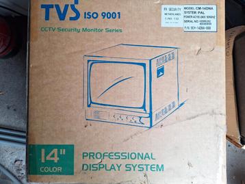 Kleurenmonitor TVs 14-DNA 14 inch tbv analoog camerasysteem. beschikbaar voor biedingen