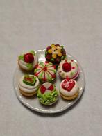Kerstcupcakes 1:12, Ophalen of Verzenden, Zo goed als nieuw, Poppenhuis