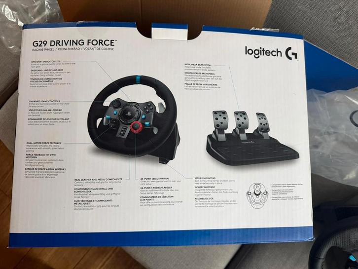 Logitech G29 Driving Force - PS5/PS4/PS3, Spelcomputers en Games, Spelcomputers | Overige, Zo goed als nieuw, Ophalen of Verzenden