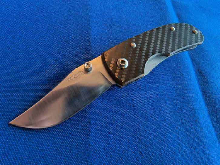 Fox 2497 Carbon Fiber Vouwmes, Caravans en Kamperen, Kampeergereedschap, Zo goed als nieuw, Ophalen of Verzenden