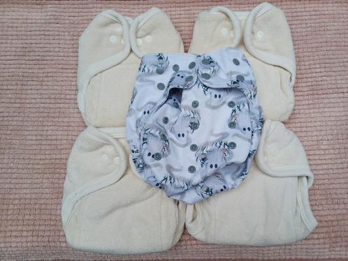 4 popolini one size wasbare luiers, Kinderen en Baby's, Badjes en Verzorging, Zo goed als nieuw, Overige typen, Overige merken