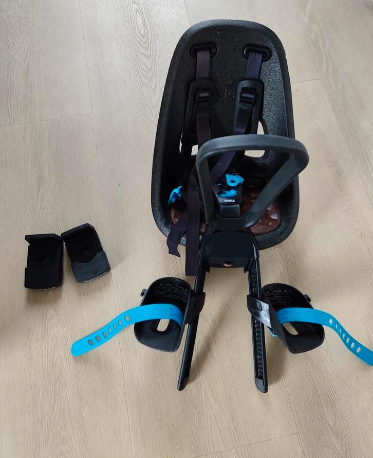 Thule Yepp Voorzitje + Extra Fietsbevestiging, Fietsen en Brommers, Fietsaccessoires | Fietsstoeltjes, Gebruikt, Voorzitje, 9 t/m 18 kg