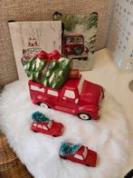 Kerst auto set., Huis en Inrichting, Woonaccessoires | Klokken, Ophalen of Verzenden, Zo goed als nieuw, Wandklok