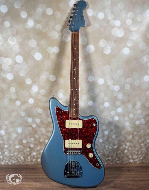 Fender Vintera 60's Jazzmaster Ice Blue, Muziek en Instrumenten, Snaarinstrumenten | Gitaren | Elektrisch, Zo goed als nieuw, Hollow body