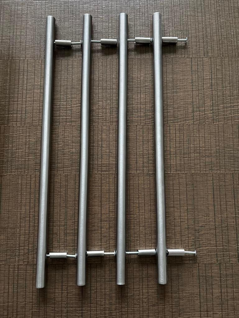 RVS Handgrepen ikea Paxkast 44cm lang (4 stuks), Ophalen, Gebruikt, Minder dan 80 cm, Overige typen
