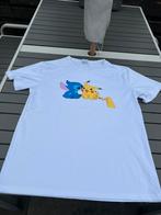 T-shirt Pikachu en Stitch, Ophalen of Verzenden, Zo goed als nieuw, Maat 56/58 (XL), Wit