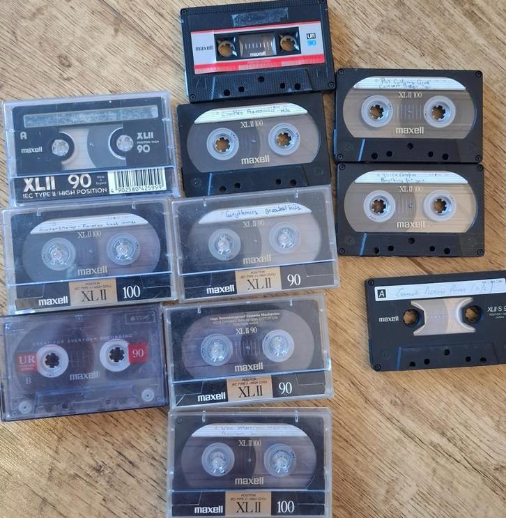cassette tape s  maxell tdk sony en basf, Cd's en Dvd's, Cassettebandjes, Gebruikt, Overige genres, 1 bandje, Ophalen of Verzenden